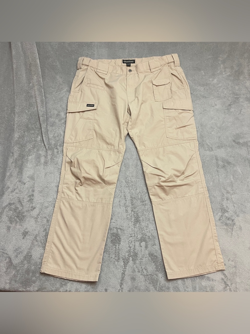 Blackhawk! Pursuit Men Pants 42x32 Beige Cargo Utility Military Tactical Ripstop